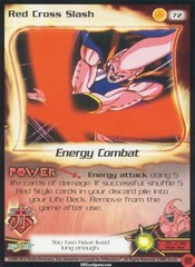 Red Cross Slash - 072 - Unlimited Edition - Flat Foil